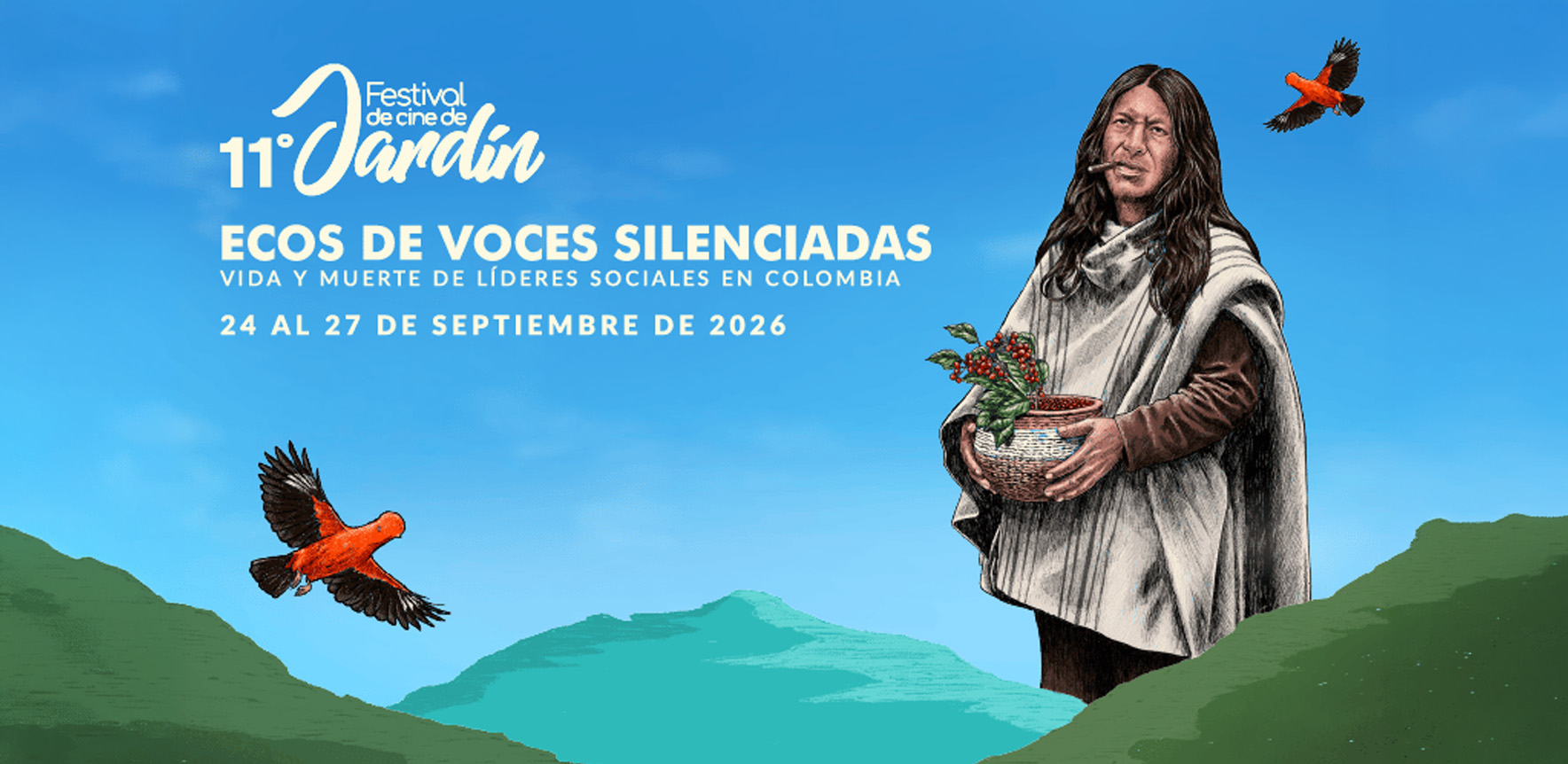 El arte como vehículo de memoria histórica: Décimo Primera edición del Festival del Cine de Jardín “Ecos de voces silenciadas”